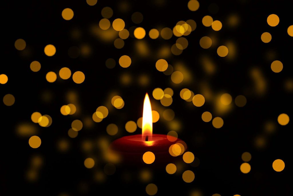 mourning candle