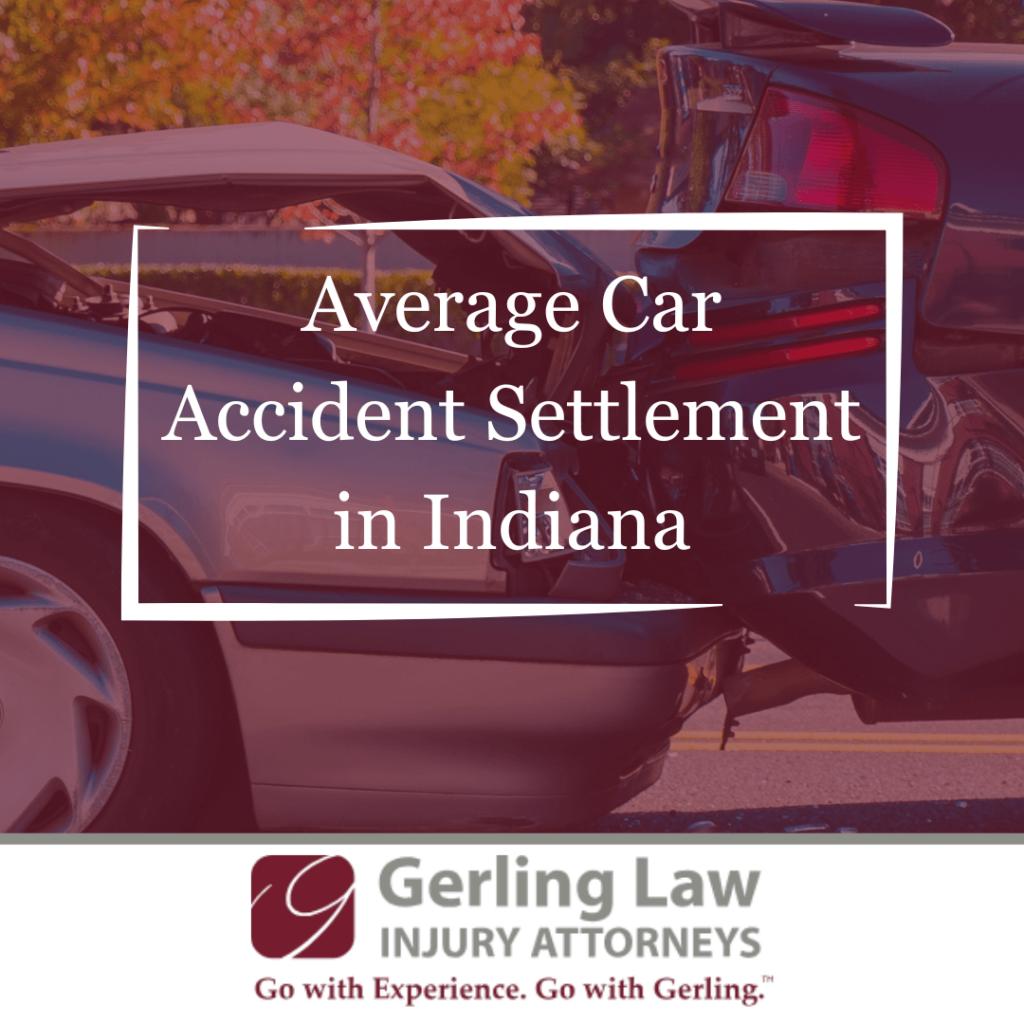Average car accident settlement in Indiana